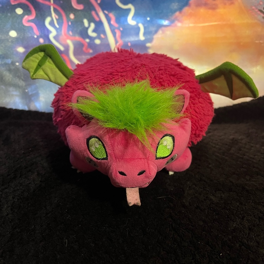 Pink pomegranate plushie